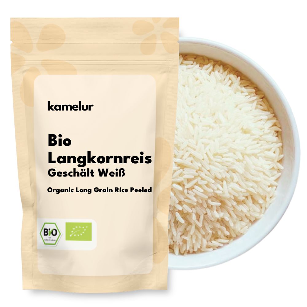 Riz long grain bio décortiqué 5 kg