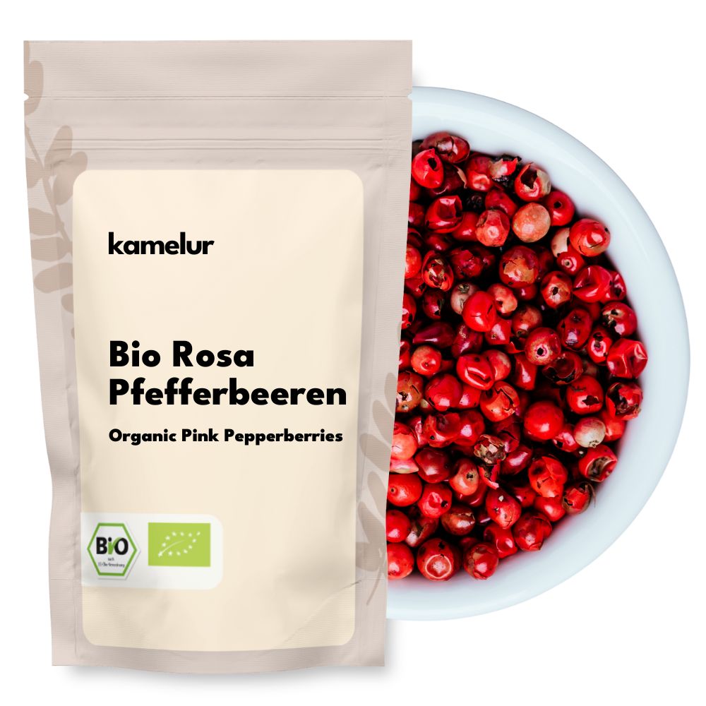Baies de poivre rose bio