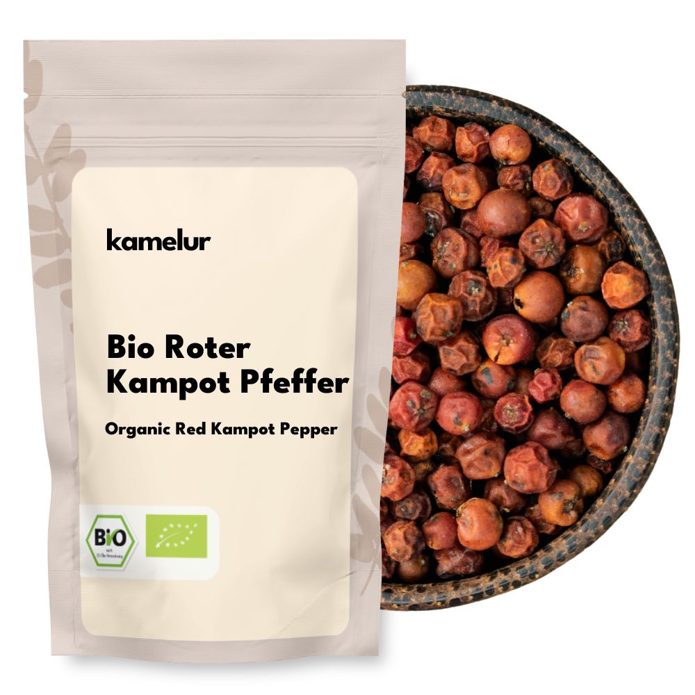 Poivre rouge de Kampot bio 600g