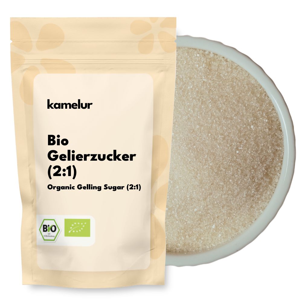 Sucre gélifiant bio (2:1), avec pectine de pomme