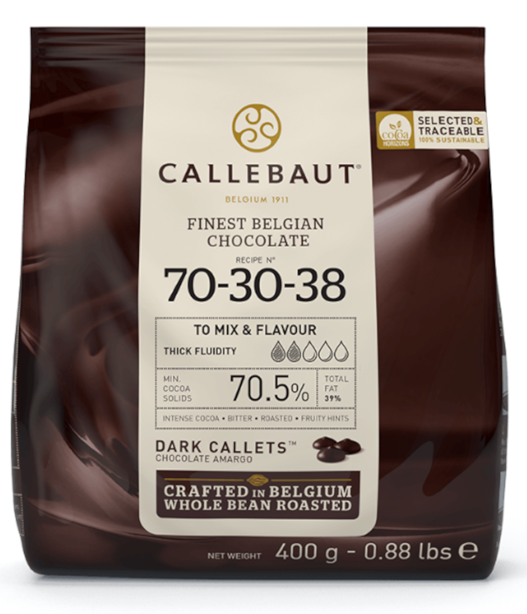 Barry Callebaut 70-30-38 dunkle Schokolade Kuvertüre 1kg