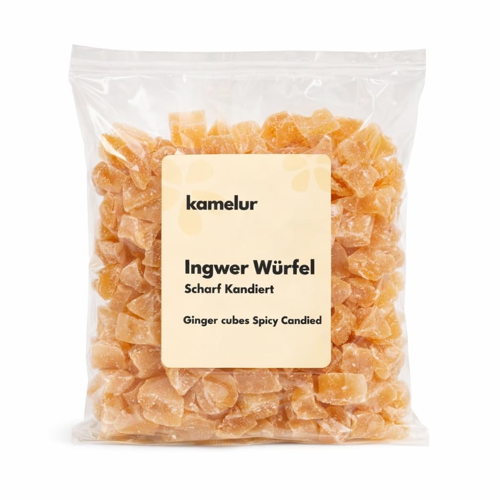Cubes de gingembre confits épicés 1kg