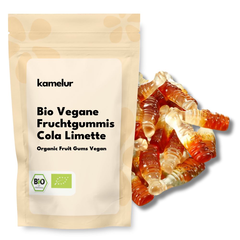 Bonbons gélifiés aux fruits bio Cola Citron vert vegan 1kg