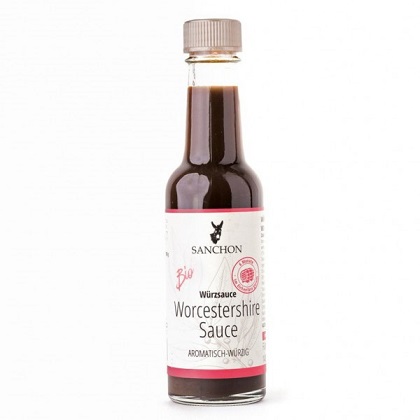 Sauce d'assaisonnement Worcestershire biologique, 6 x 140 ml