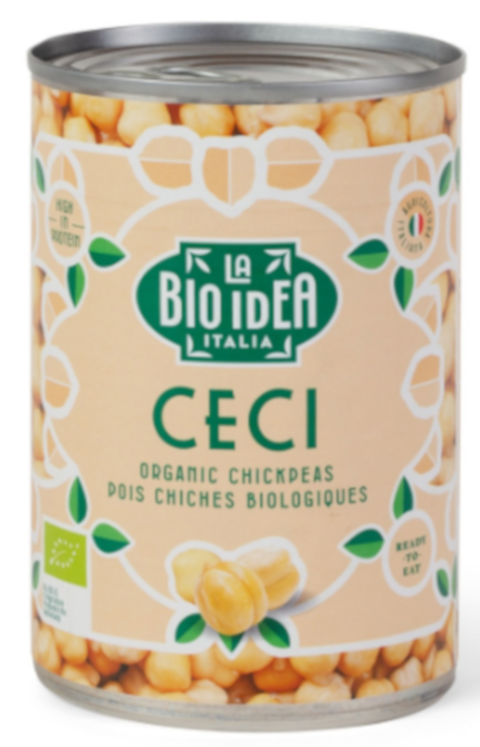 Pois chiches bio en boîte, 400g