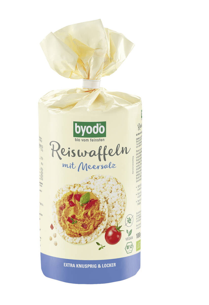 Byodo Bio Reiswaffeln mit Meersalz 100g