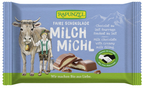 Chocolat Milch Michl fourré au lait, 100g