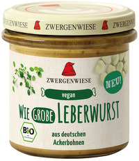 Zwergenwiese Bio Wie grobe Leberwurst 135g