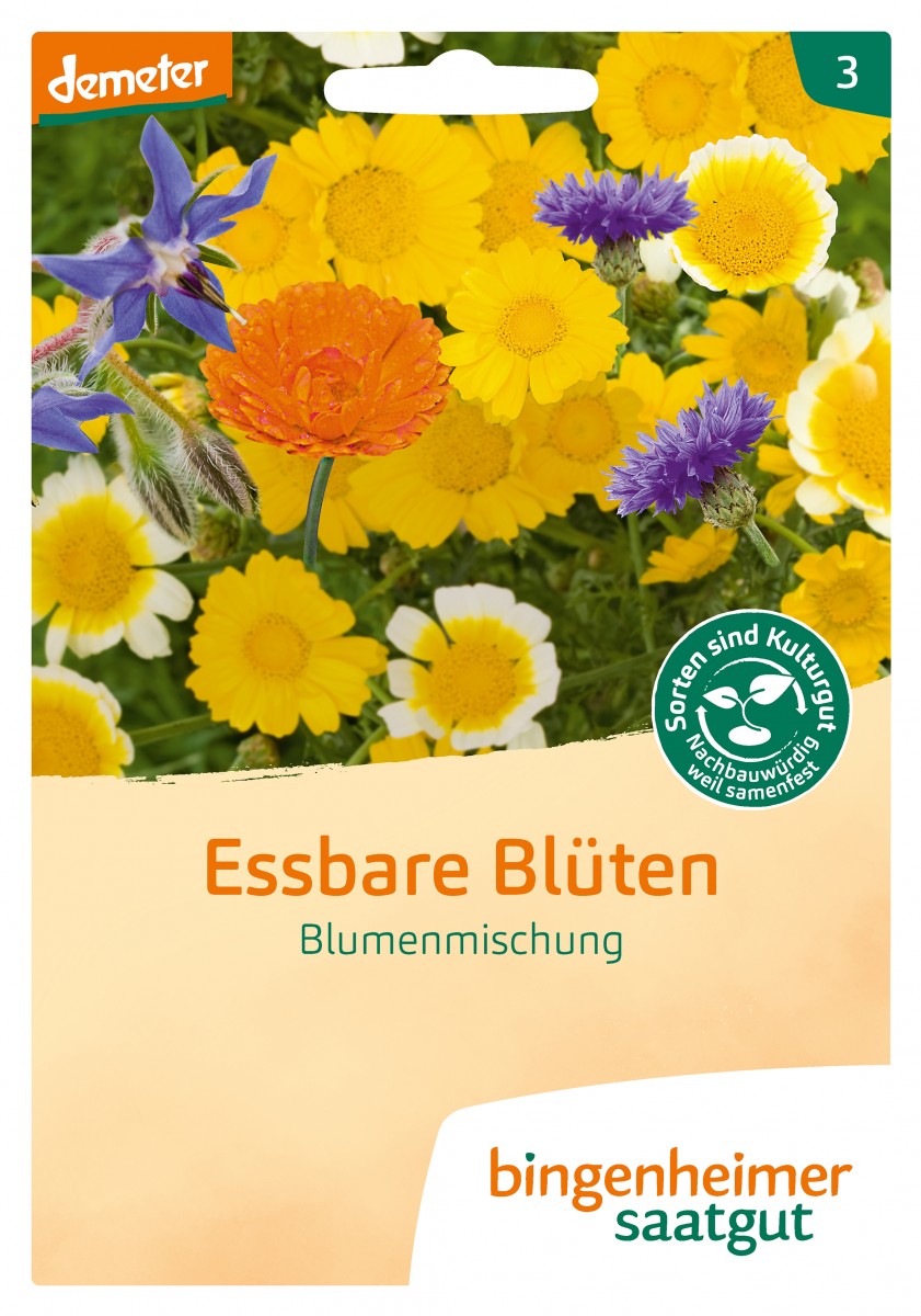 Bingenheimer Saatgut Essbare Blüten