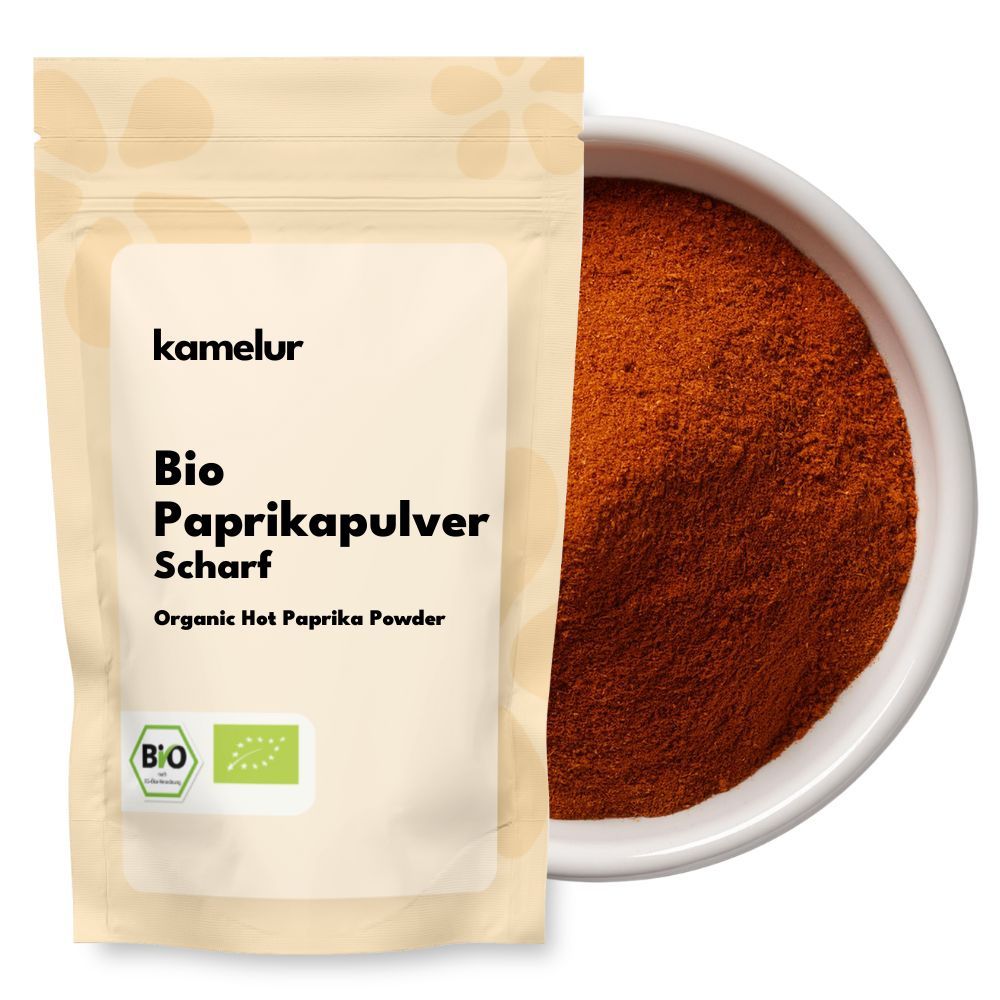 Poudre de paprika bio, forte