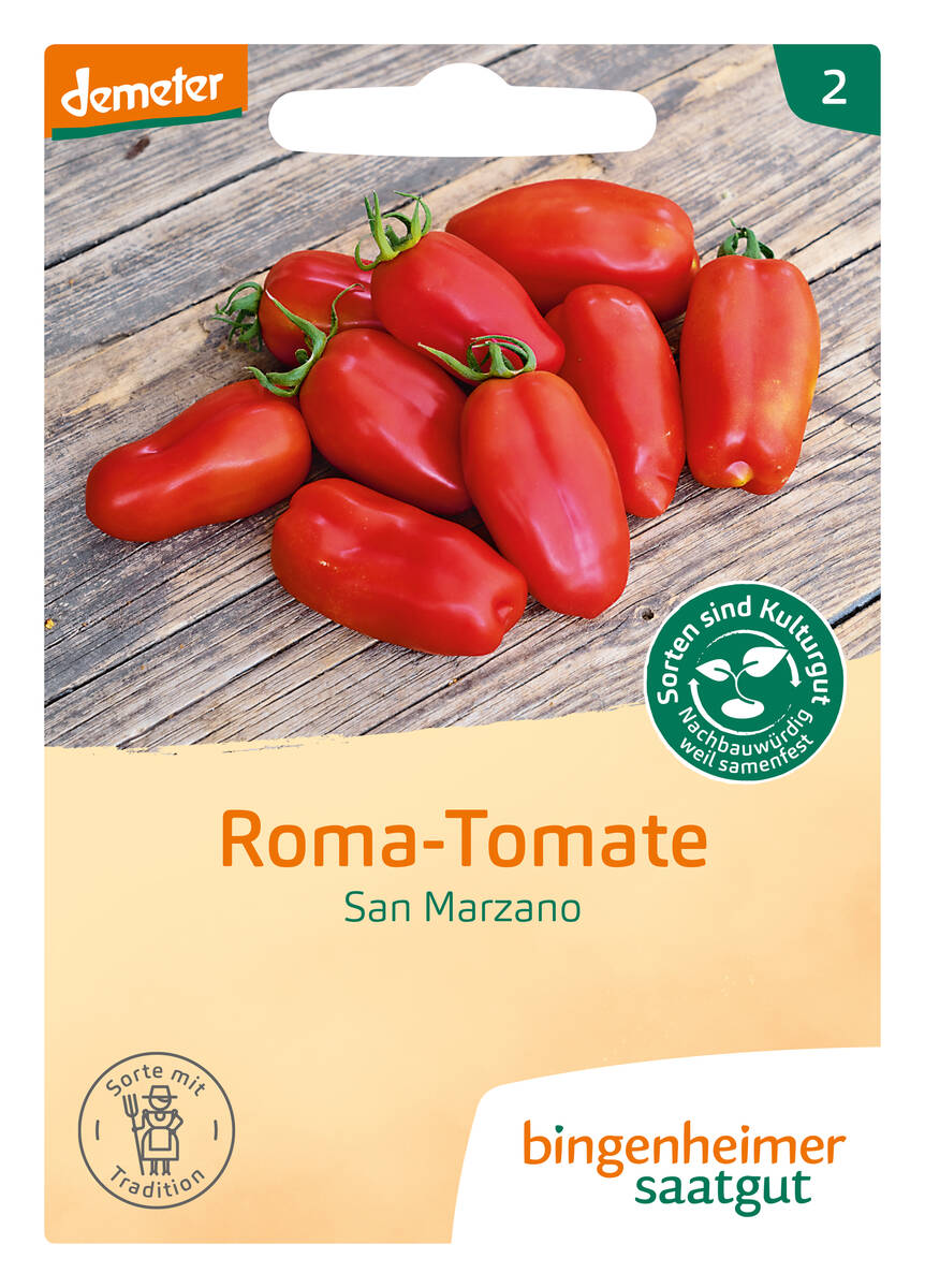 Bingenheimer Saatgut Tomate "San Marzano"