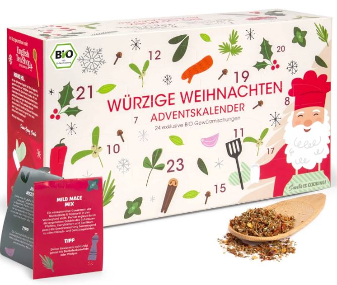 English Tea Shop Calendario dell’Avvento alle spezie bio Natale speziato