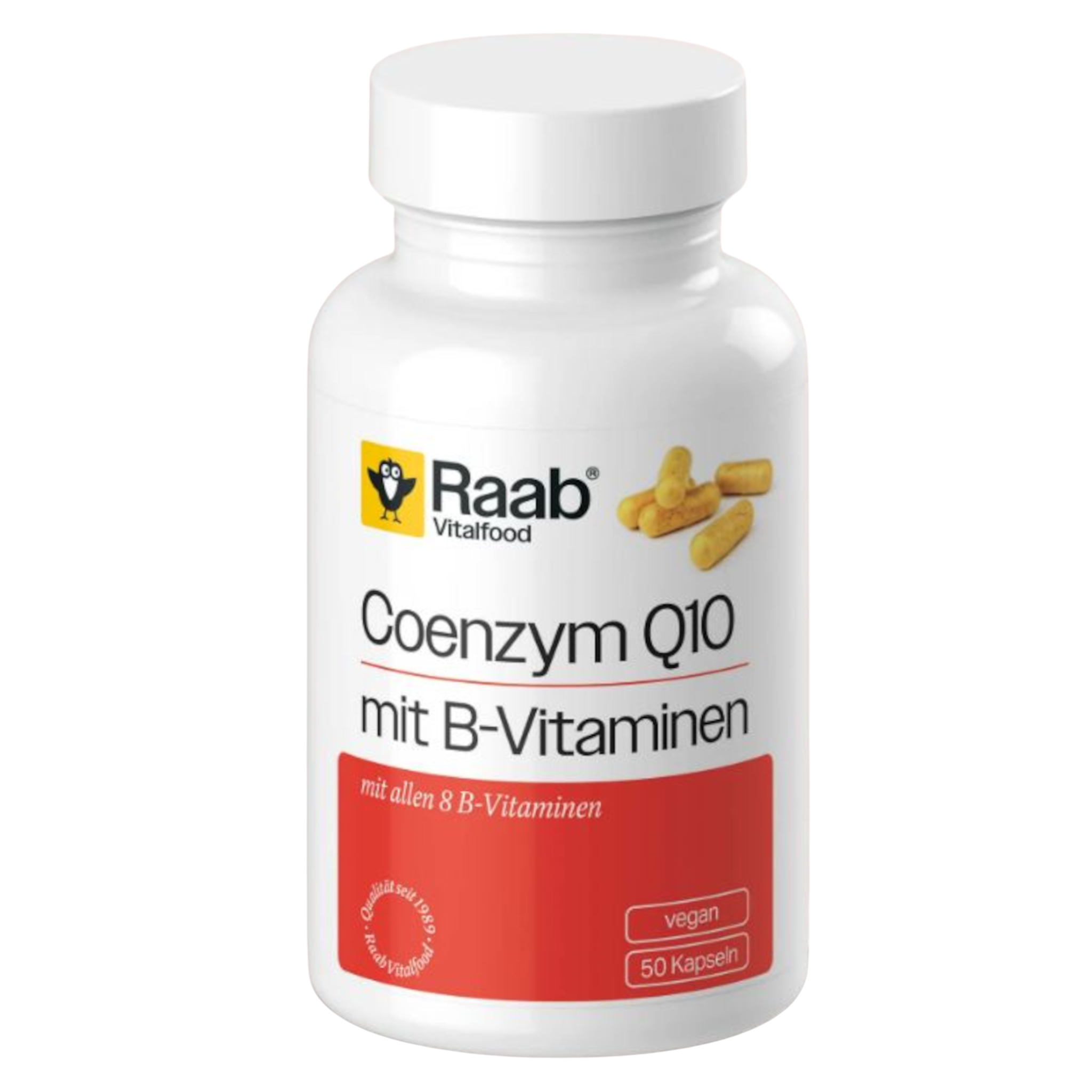 Raab Capsule di Coenzima Q10 con vitamine B -