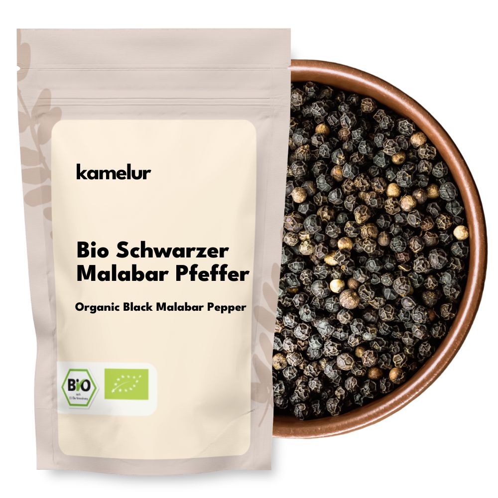 Poivre noir de Malabar bio - Poivre du Tigre 600 g