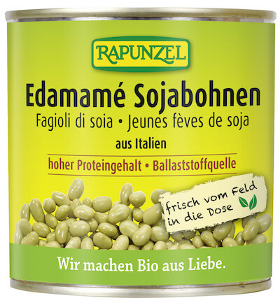Fèves de soja bio Edamamé en boîte, 200g