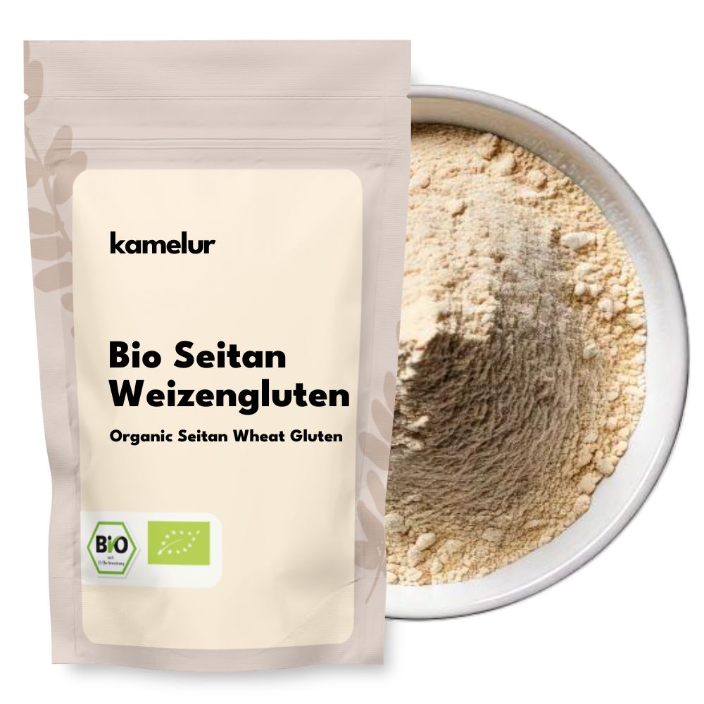 Poudre de seitan bio, gluten de blé