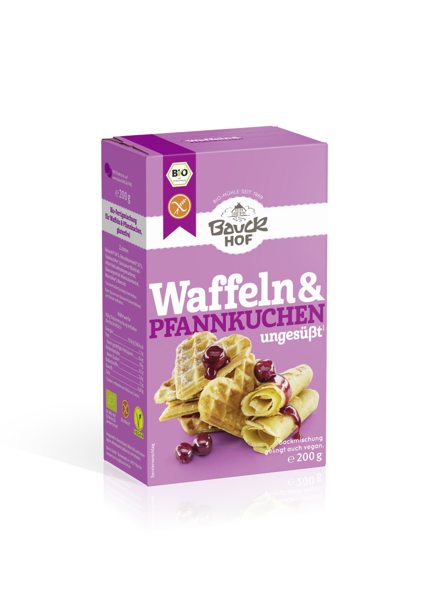 Gaufres et crêpes bio Bauckhof sans gluten 200 g