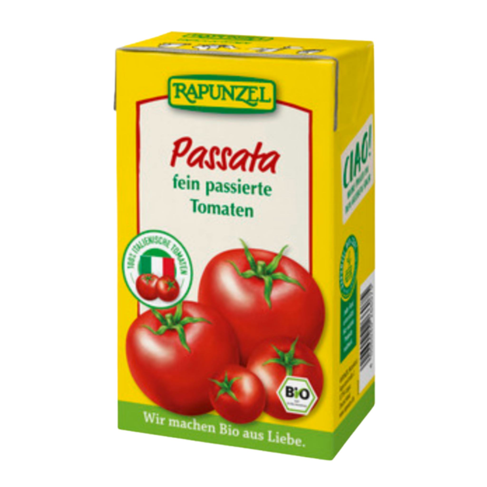Passata bio Raiponce dans un Tetra Pak 500g