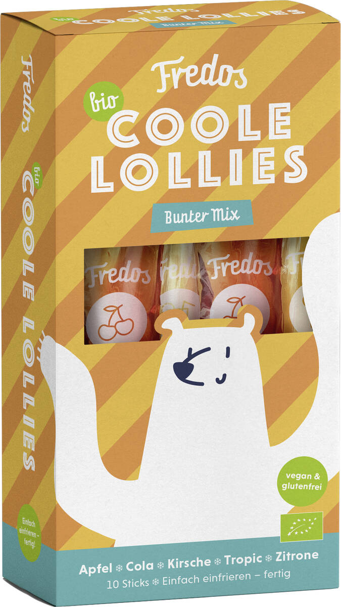 Fredos Wassereis Coole Lollies bunter Mix 