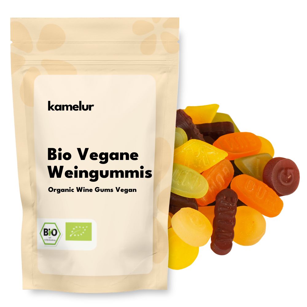 Gommes au vin bio et végétaliennes 1 kg