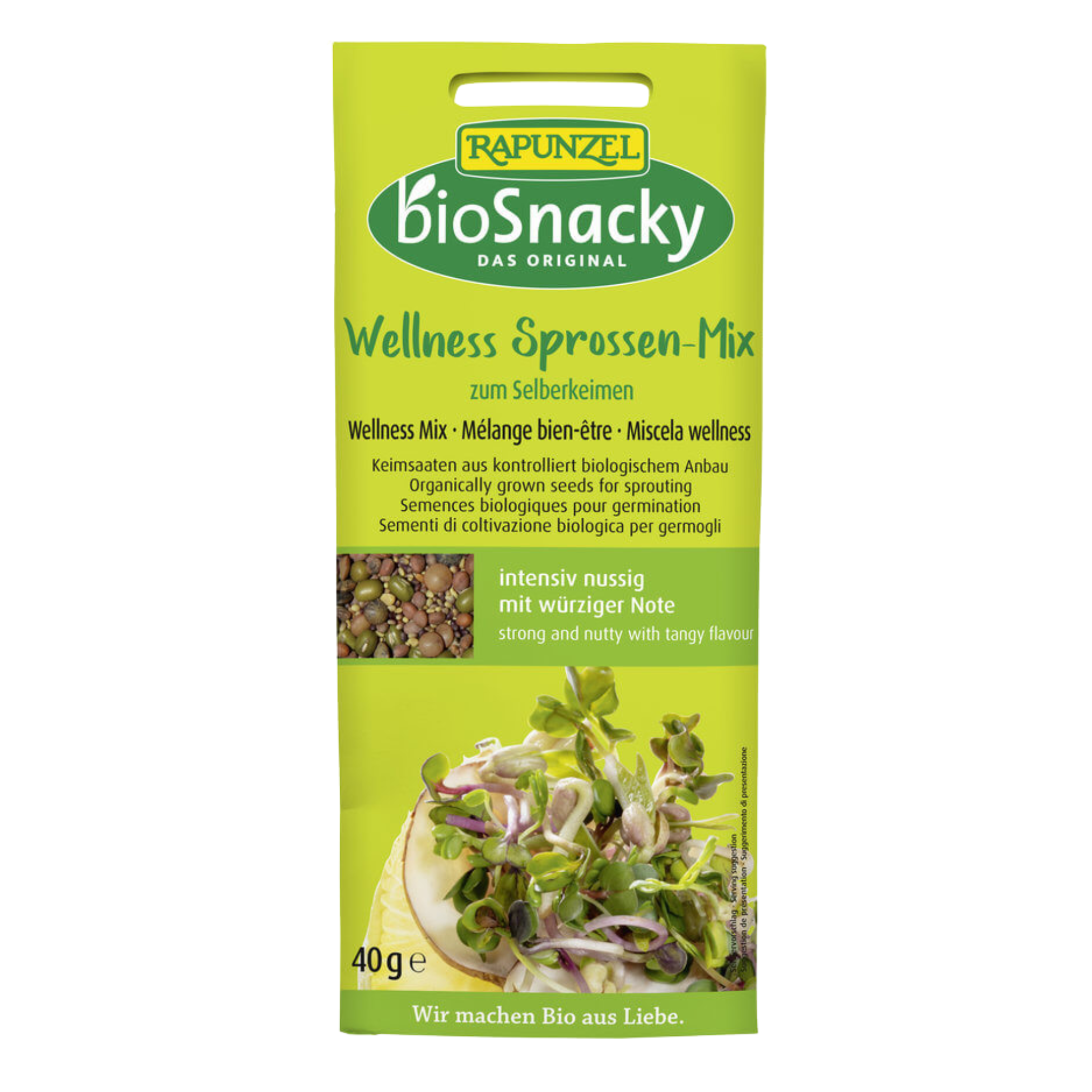 Mélange de germes bien-être bioSnacky, 40 g