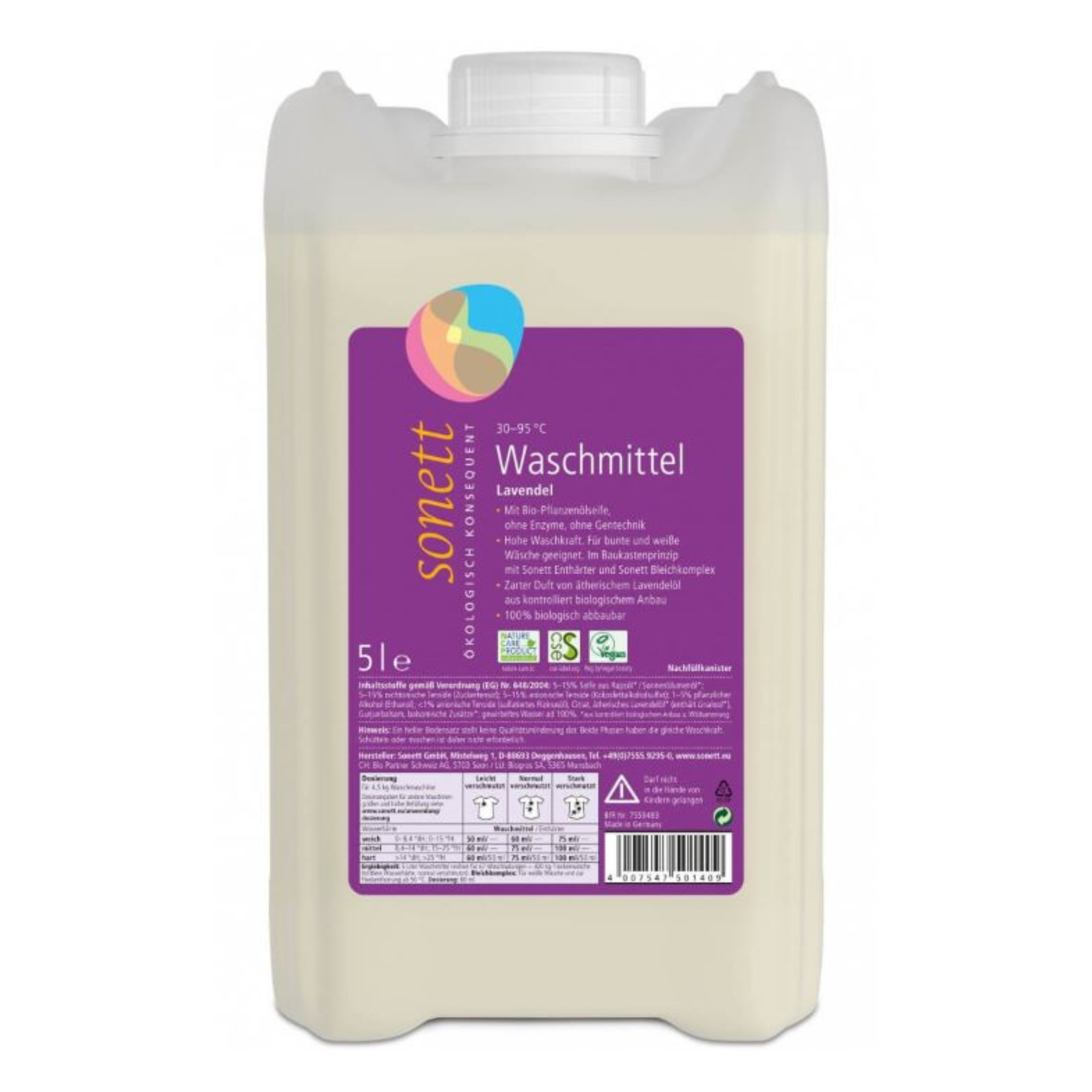Lessive Sonett lavande, 5 l