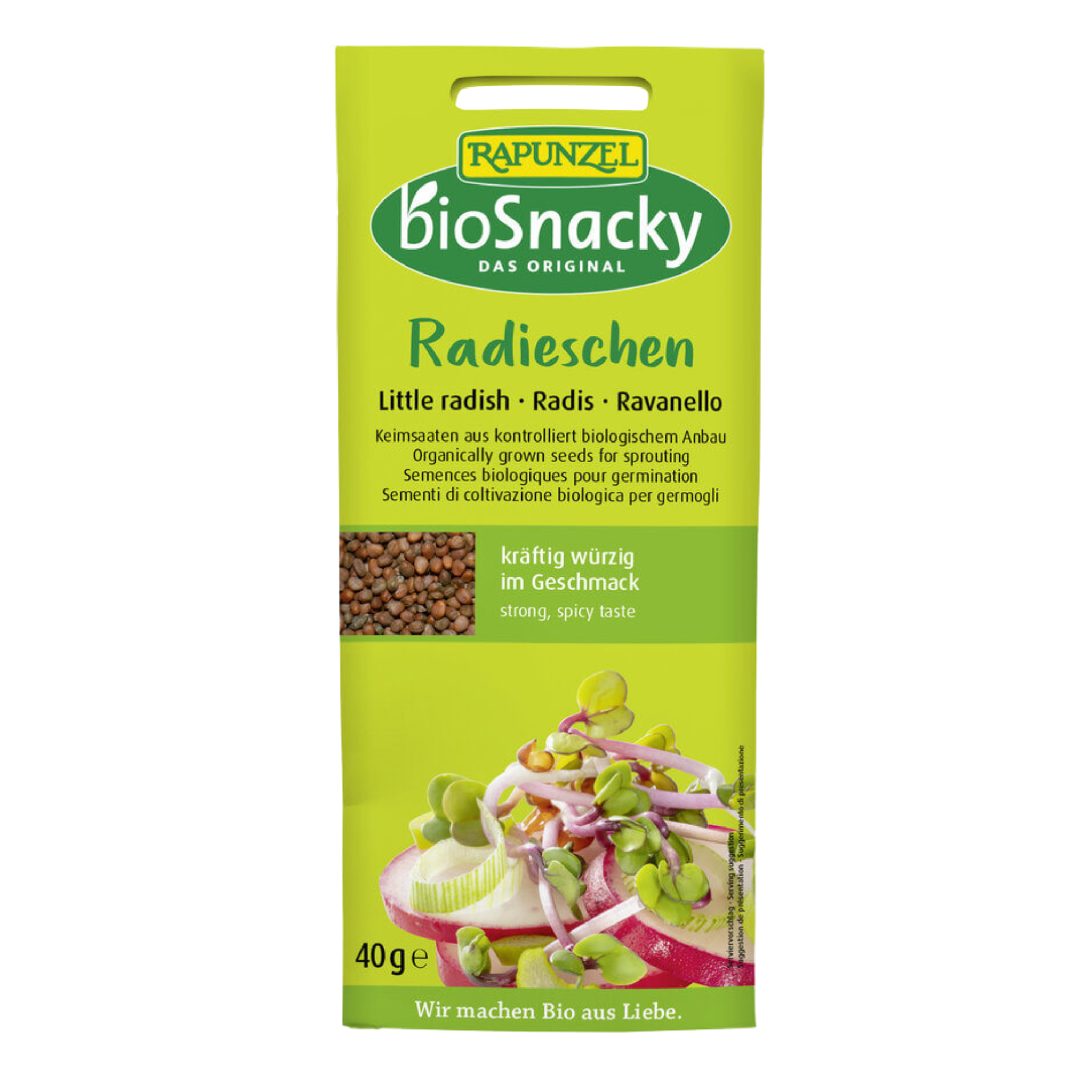 Radis bioSnacky, 12x40g
