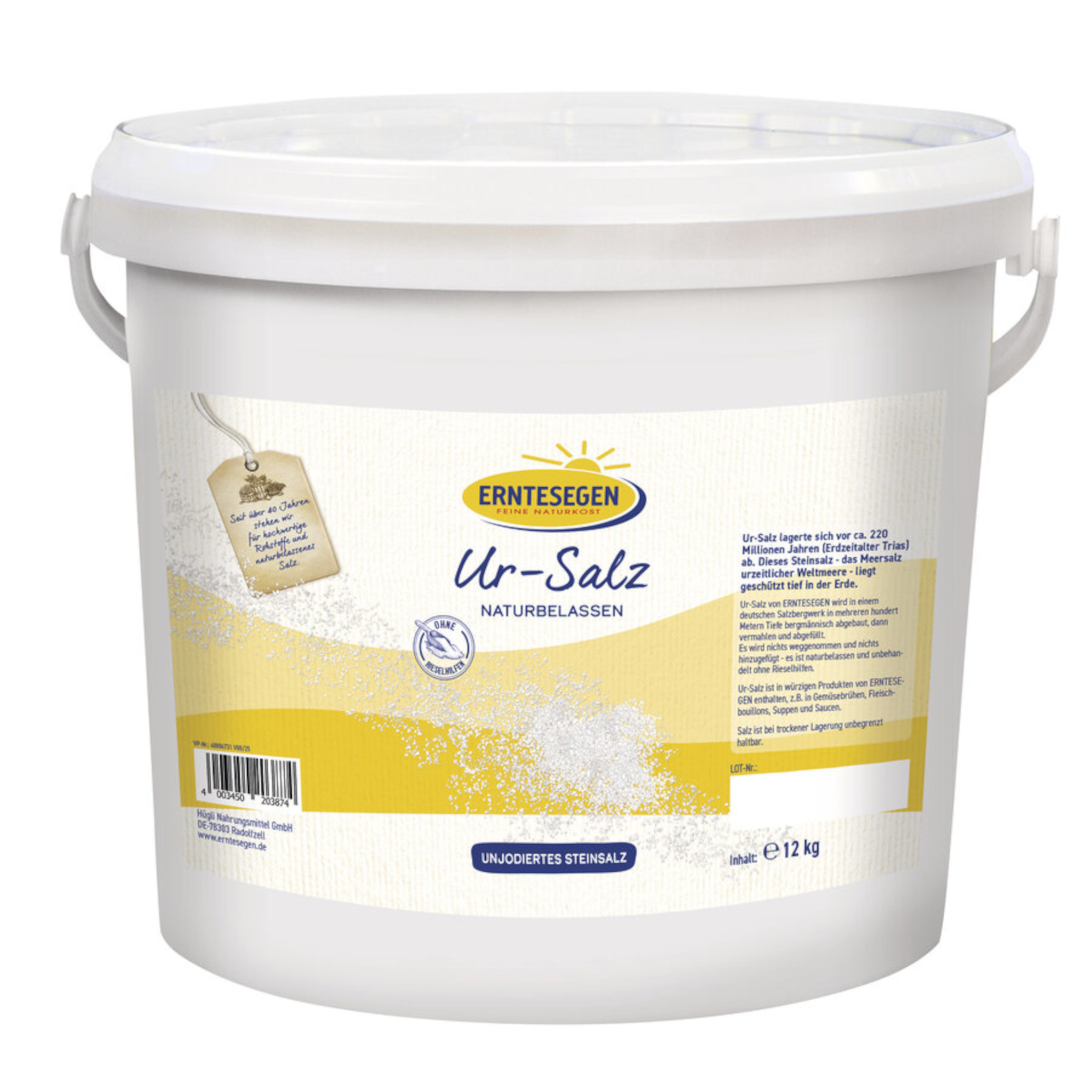 Sel ancien naturel Erntesegen 1 seau de 12 kg