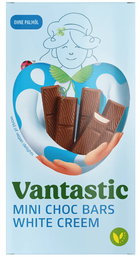 Vantastic Mini-Chocbars White Creem 100g