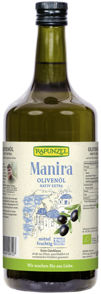 Rapunzel Bio Olivenöl Manira, nativ extra, aus Griechenland 1l