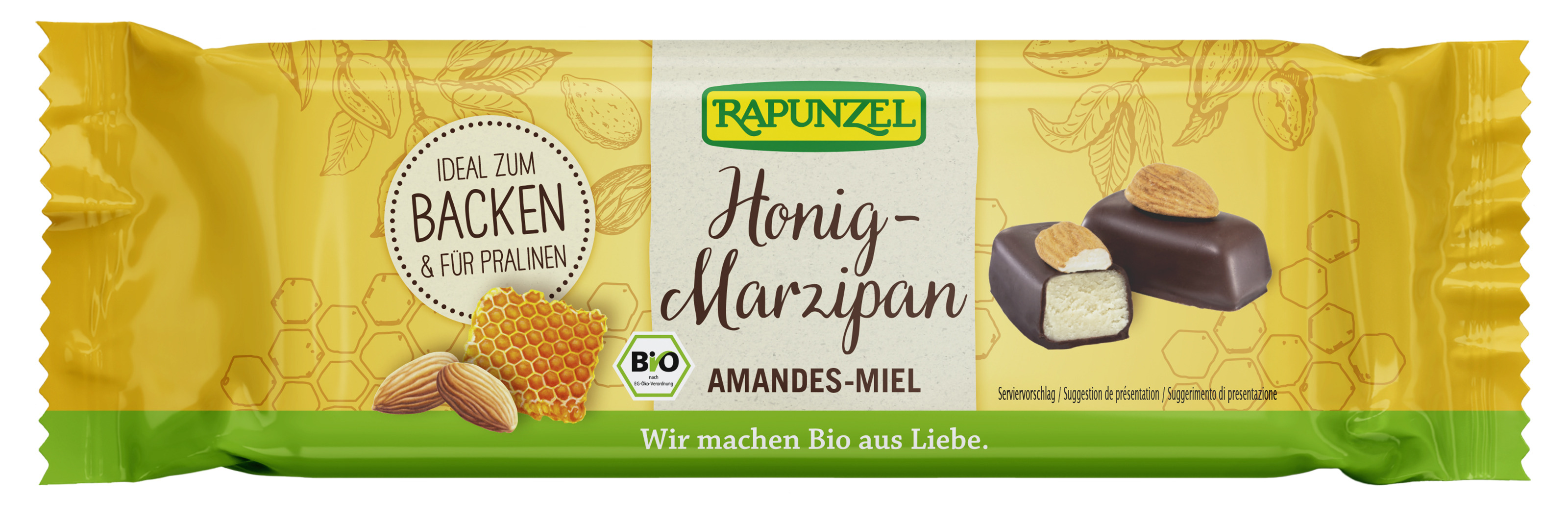 Rapunzel Bio Honig-Marzipan 250g