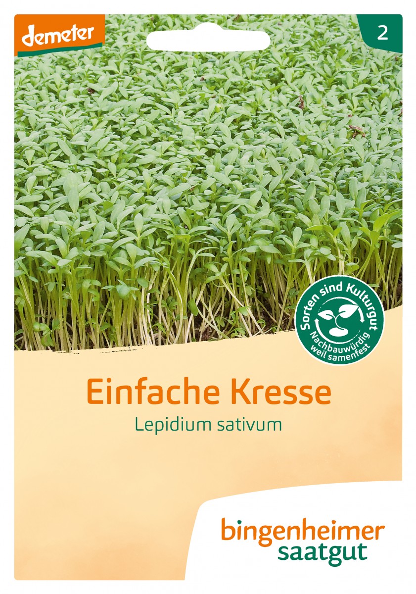 Bingenheimer Saatgut Einfache Kresse