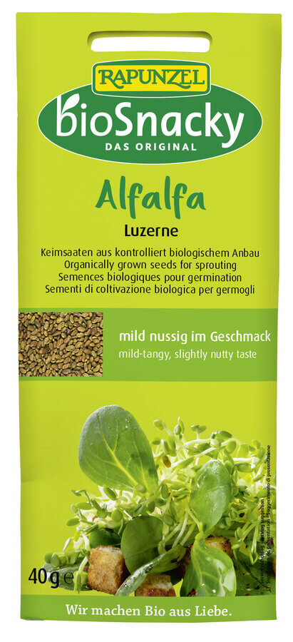 Alfalfa Luzerne bioSnacky, 40g