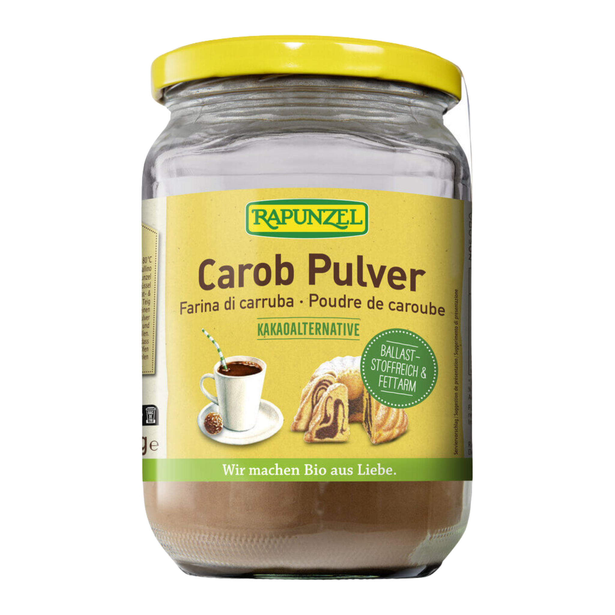 Poudre de caroube bio Rapunzel, 250 g