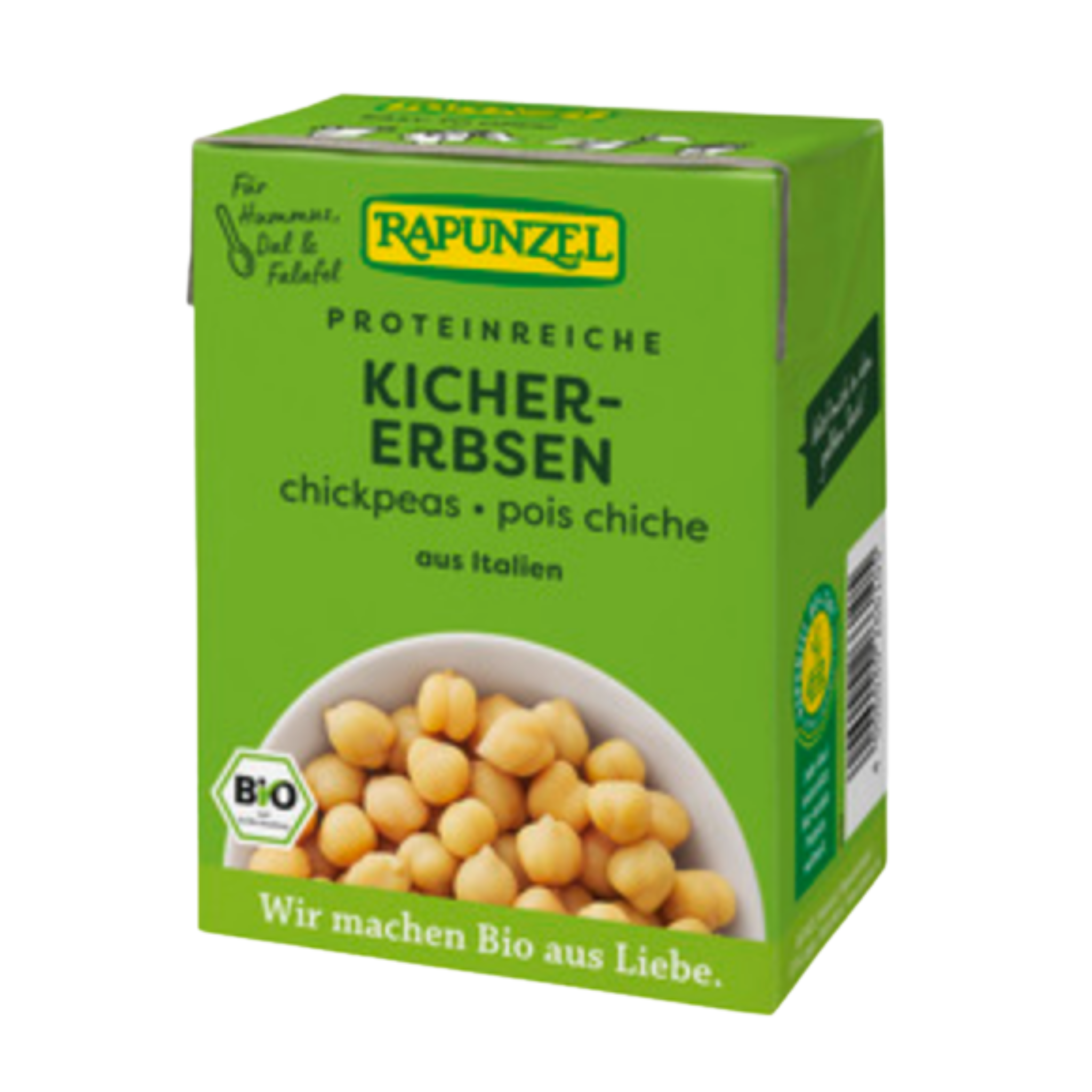 Pois chiches bio Rapunzel en Tetra Pak 380 g