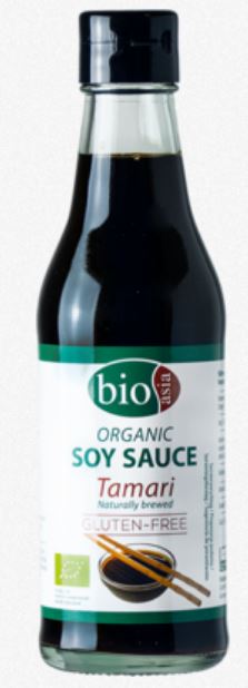 Sauce soja tamari biologique BIOASIA, 6 x 250 ml