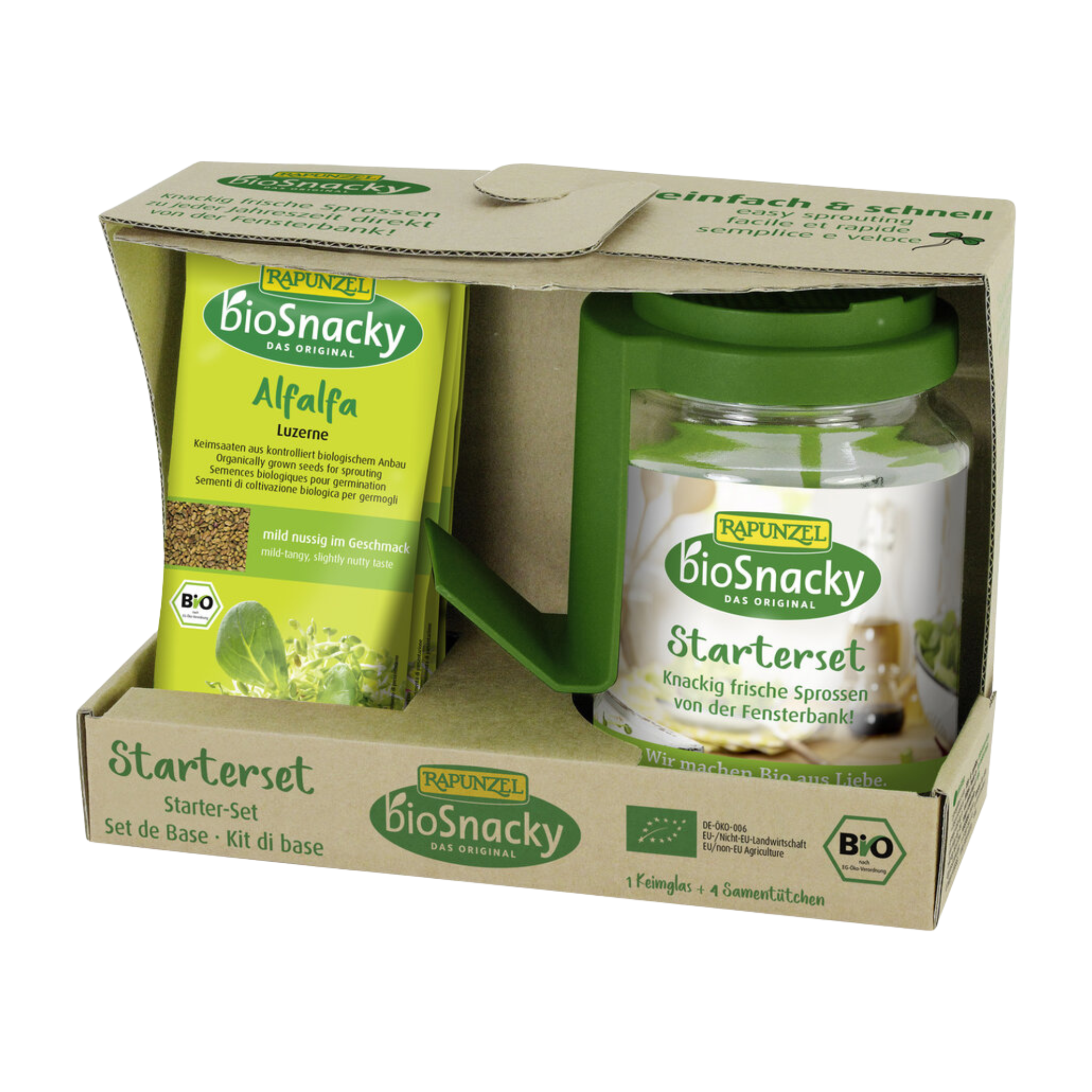 Coffret de démarrage Raiponce bioSnacky 1 pièce
