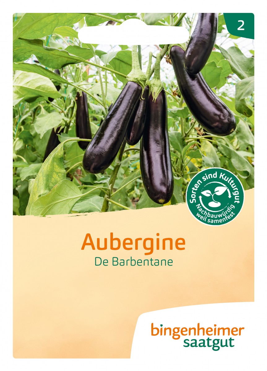 Bingenheimer Saatgut Aubergine De Barbentane