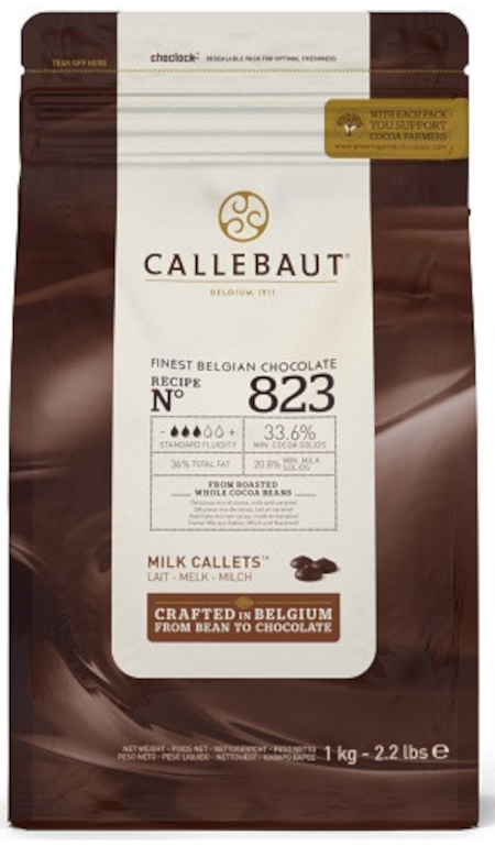 Barry Callebaut 823 Vollmilch Schokolade Kuvertüre groß